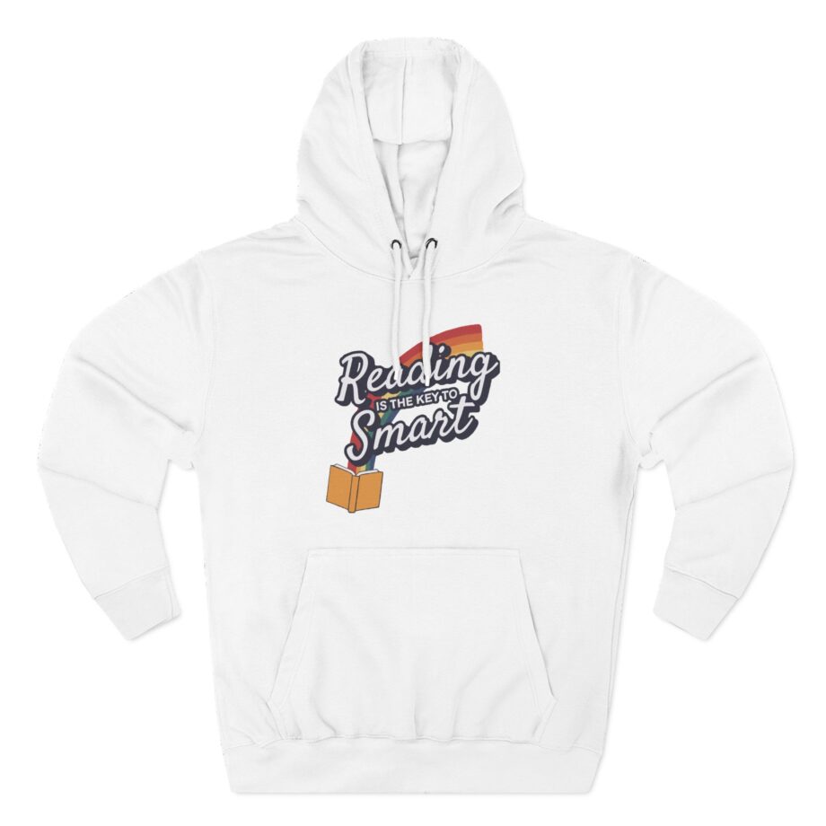 Nate Bargatze Reading is the Key to Smart Three-panel Fleece Hoodie