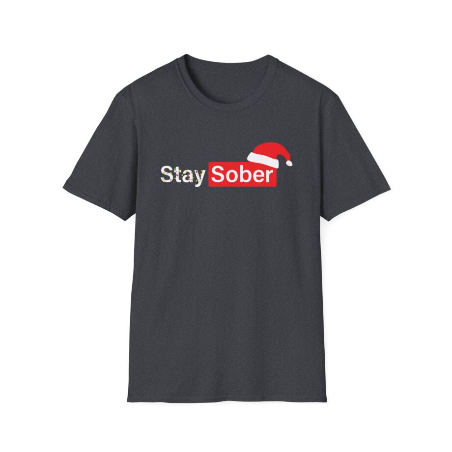 Daydrian Harding Xmas Stay Sober Unisex Softstyle T-shirt