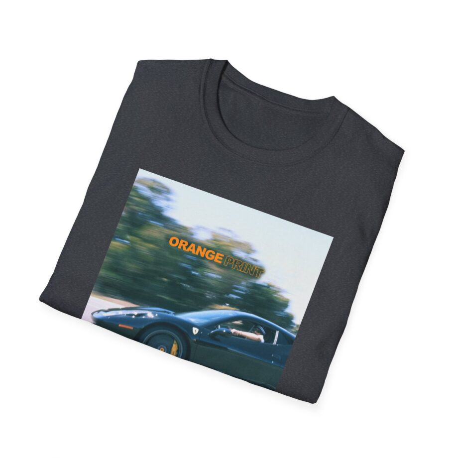 Larry June Orange Print Unisex Softstyle T-shirt