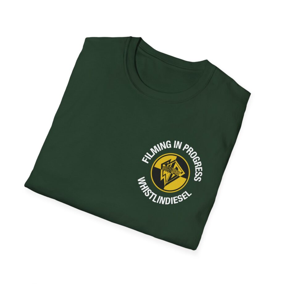Whistlindiesel Filming in Progress Unisex Softstyle T-shirt