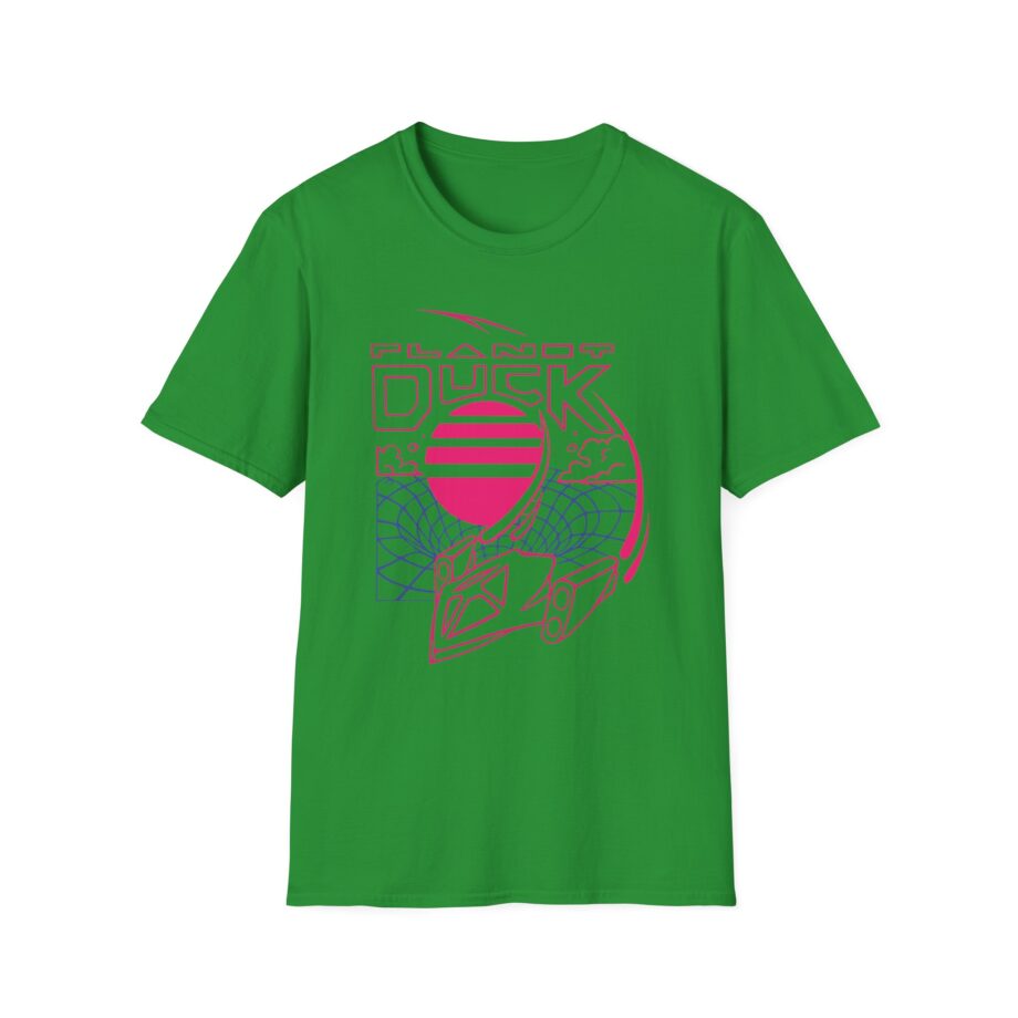 Quackity Plandy Dusk Neon Time Travel Unisex Softstyle T-shirt