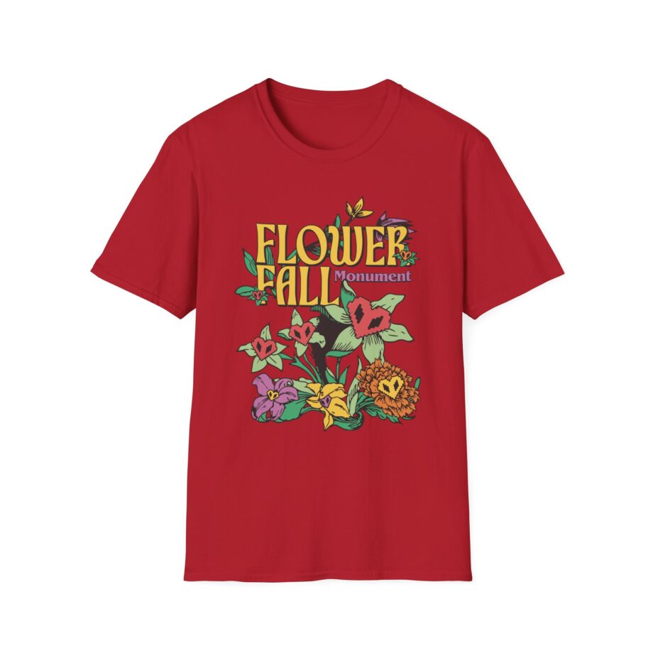Philza Flower Fall Monument Unisex Softstyle T-shirt