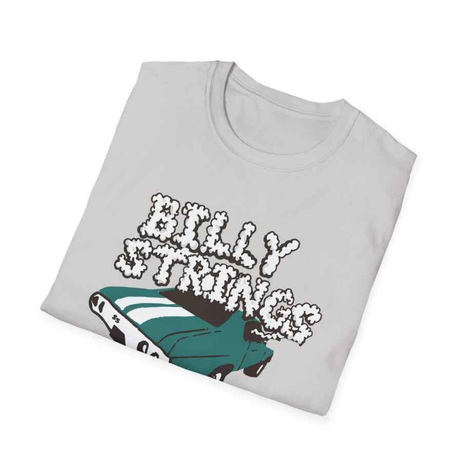 Billy Strings Imogene + Willie X Billy Strings Highway Prayers Green Car Unisex Softstyle T-shirt