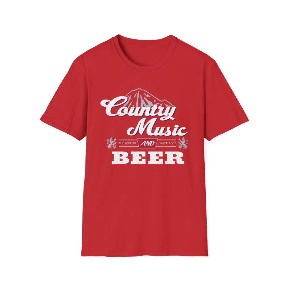 Sadie Crowell Country Music & Beer Unisex Softstyle T-shirt