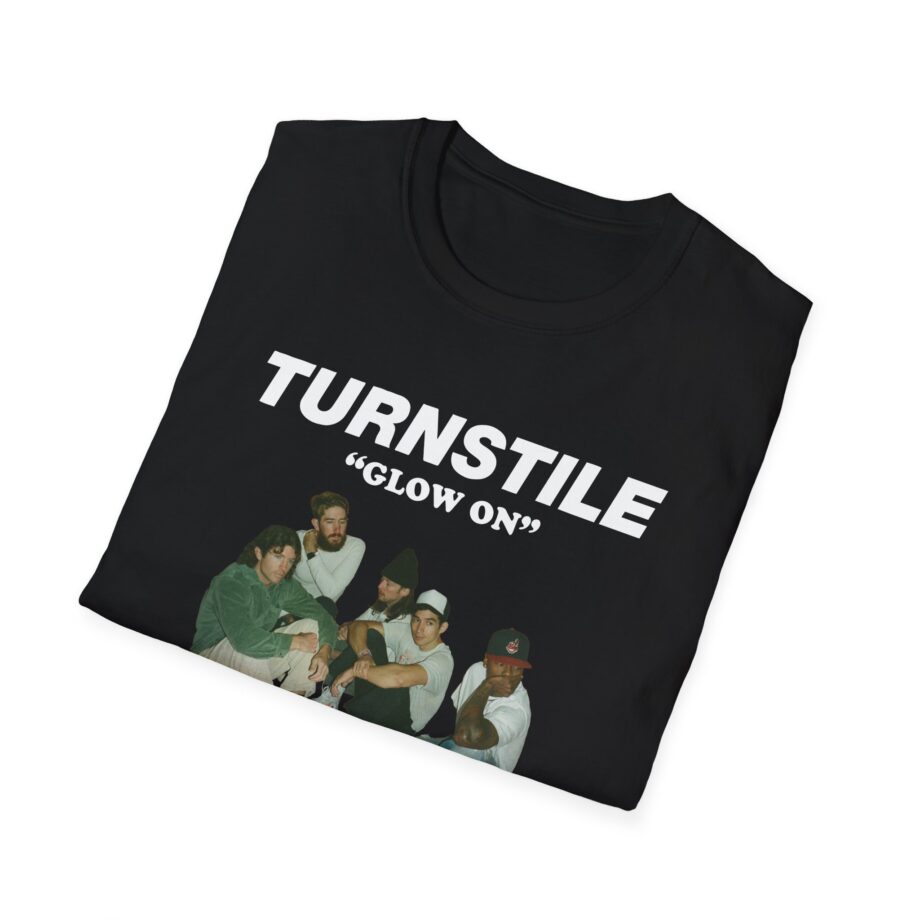 Turnstile Glow on Drawing Unisex Softstyle T-shirt