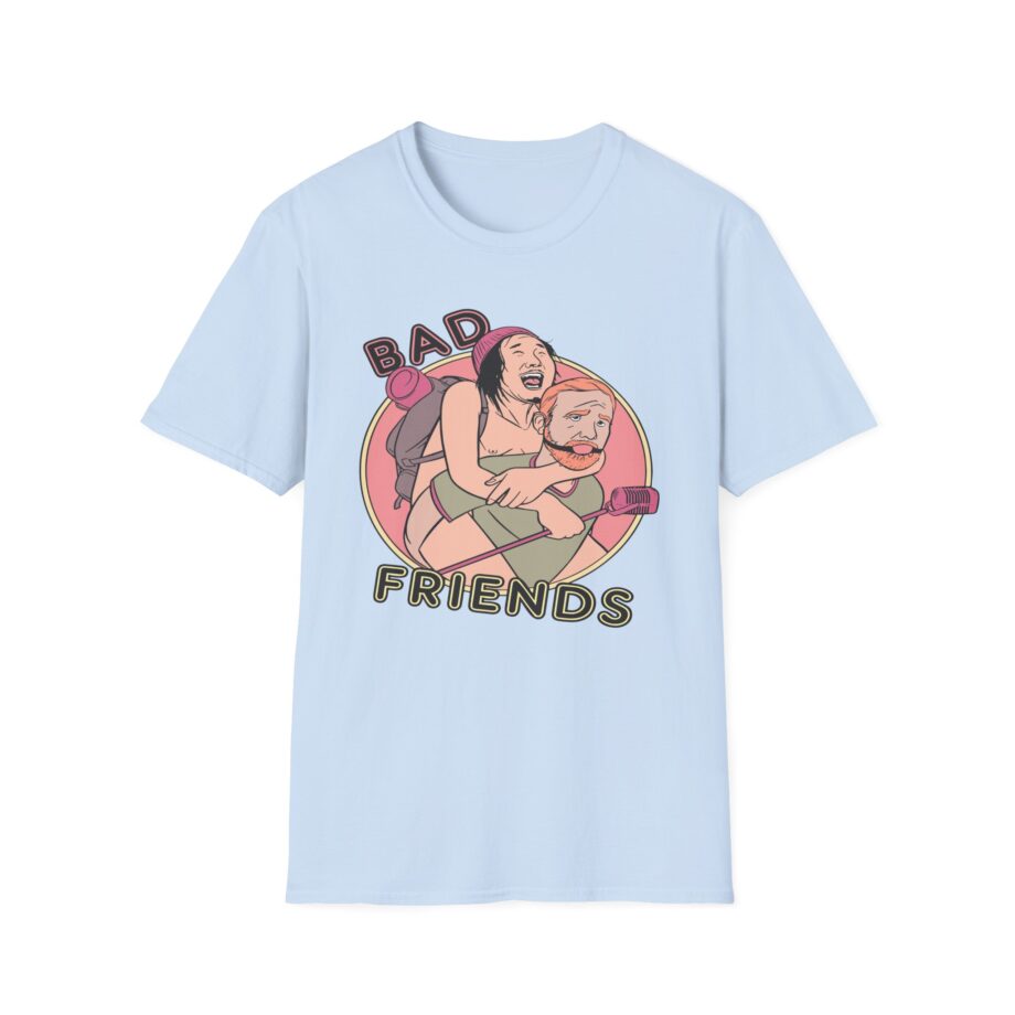 Andrew Santino Piggy Back Bad Friends Podcast Unisex Softstyle T-shirt