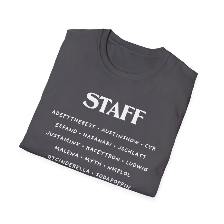 Qtcinderella Shit Camp Staff Unisex Softstyle T-shirt
