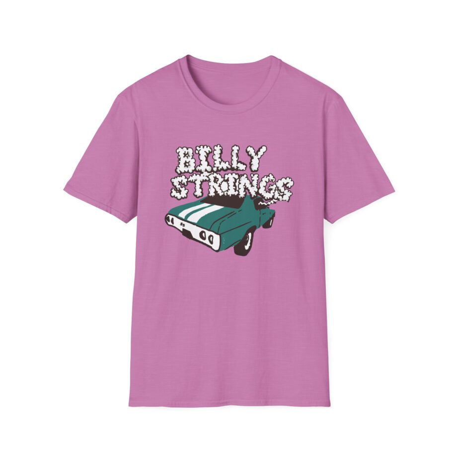 Billy Strings Imogene + Willie X Billy Strings Highway Prayers Green Car Unisex Softstyle T-shirt