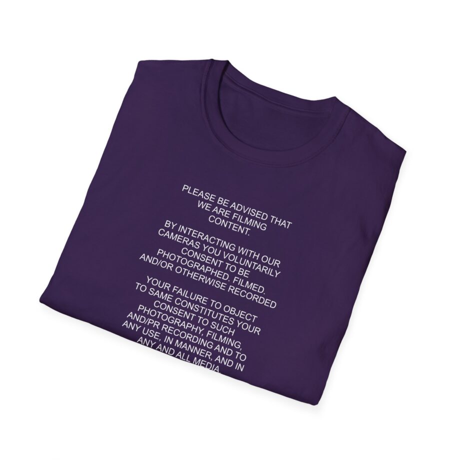 Nekrogoblikon We Are Filming Content Unisex Softstyle T-Shirt