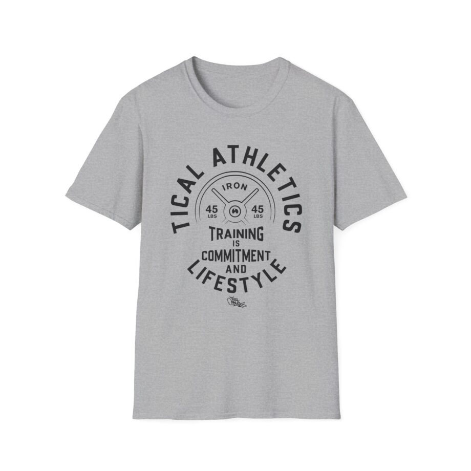 Method Man Training is Commitment and Lifestyle Tical Athletic Unisex Softstyle T-shirt