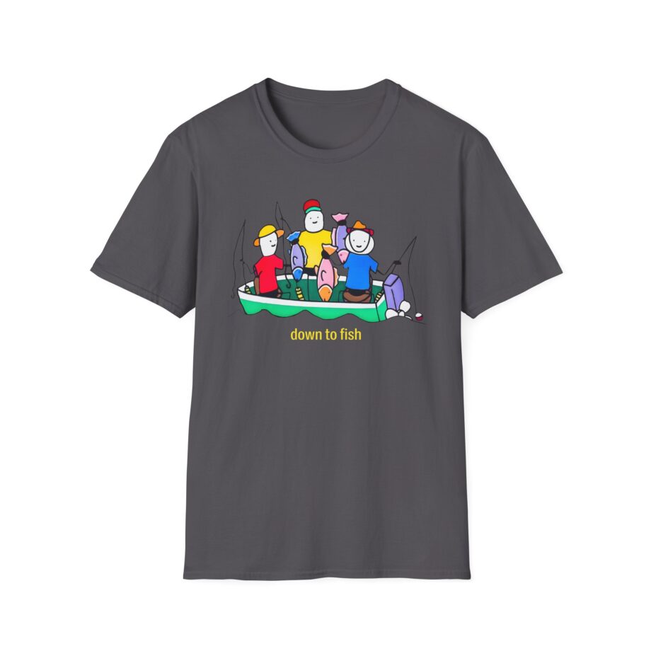 Super Mega Down to Fish Unisex Softstyle T-shirt
