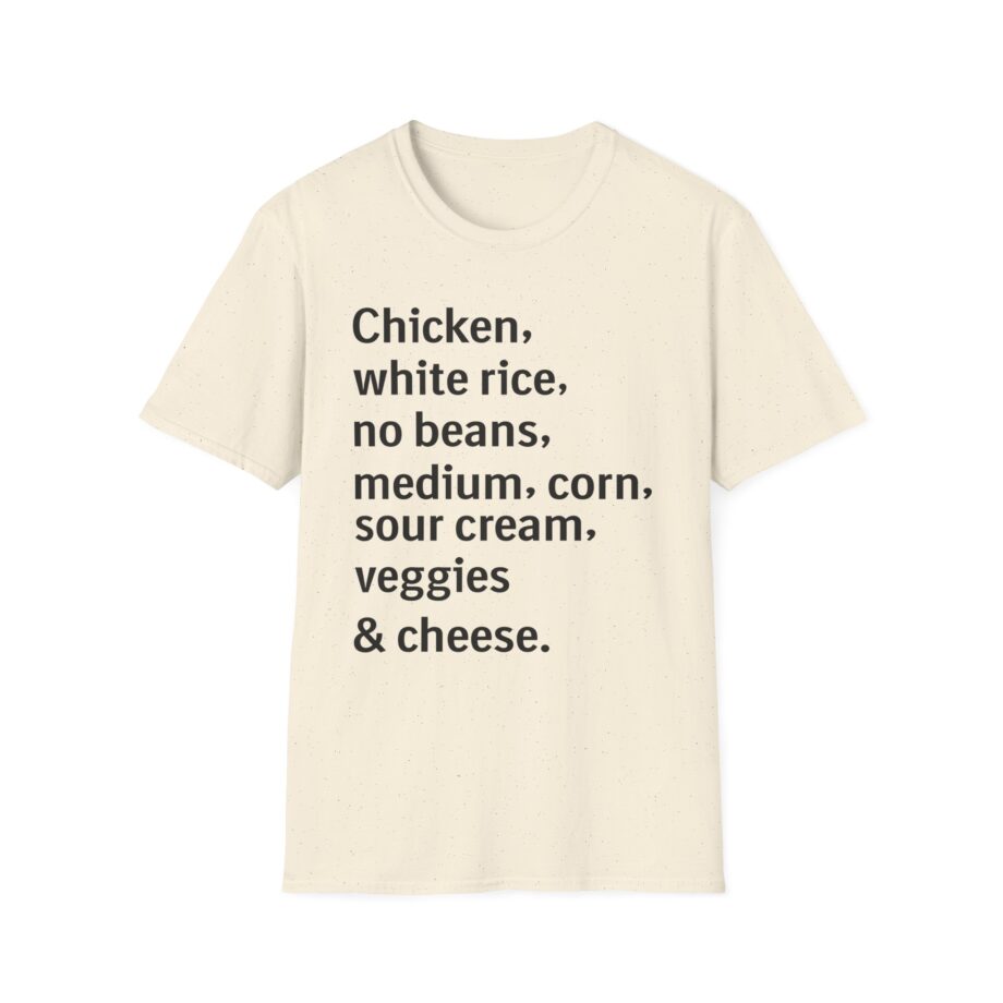 Chipotle Custom Order Unisex Softstyle T-shirt
