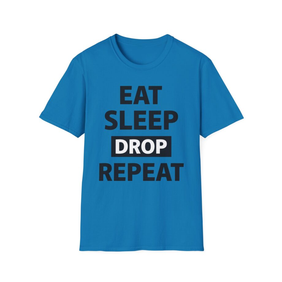Morgz Eat Sleep Drop Repeat Unisex Softstyle T-Shirt