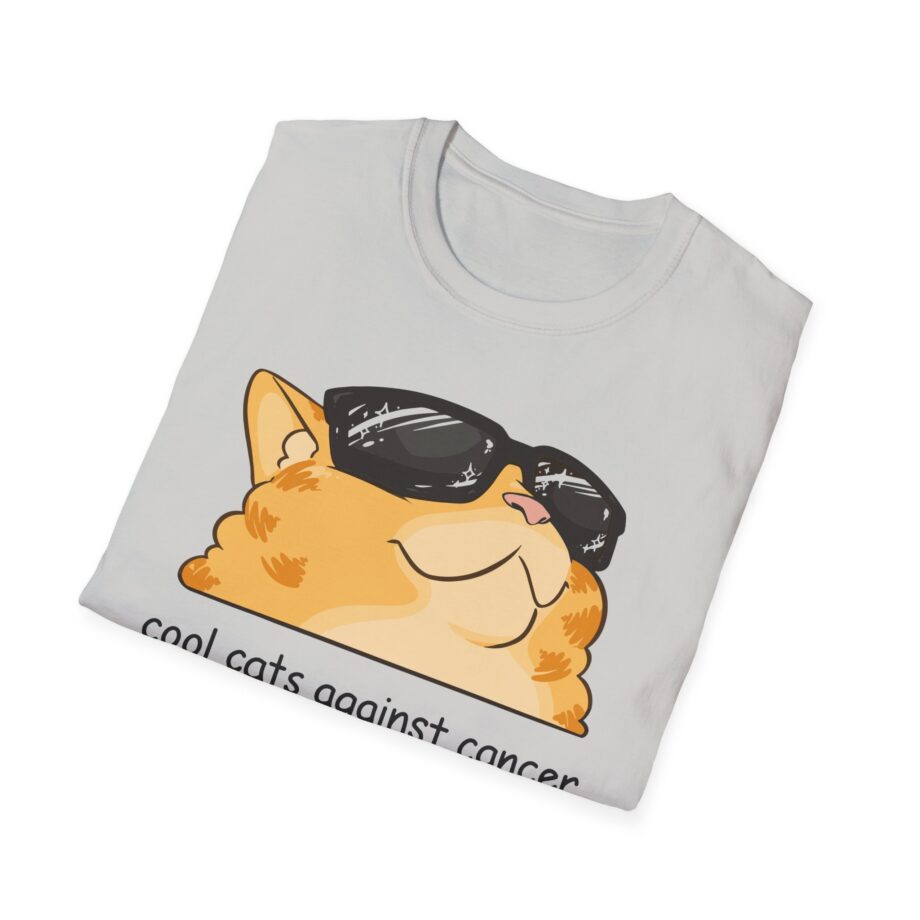Lilsimsie Cool Cats Against Cancer Unisex Softstyle T-shirt