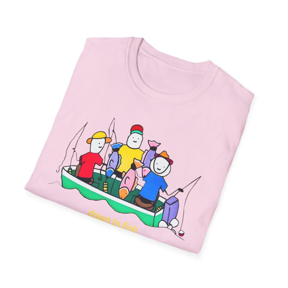 Super Mega Down to Fish Unisex Softstyle T-shirt