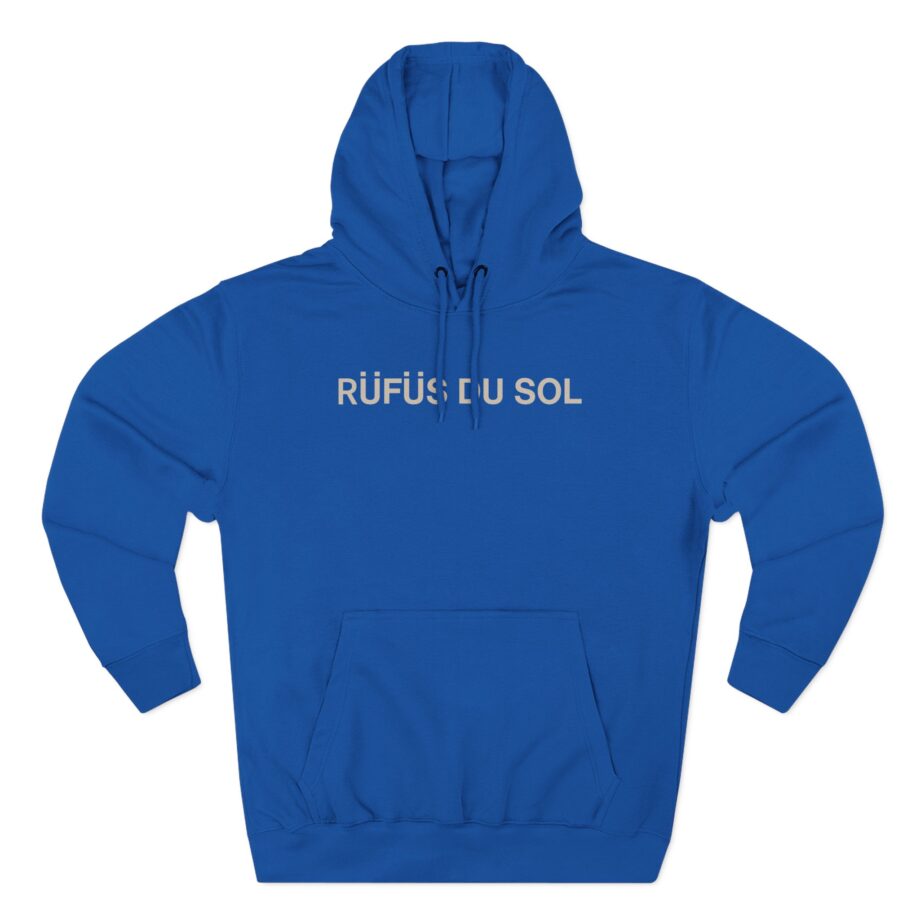 Rufus Du Sol Three-Panel Fleece Hoodie