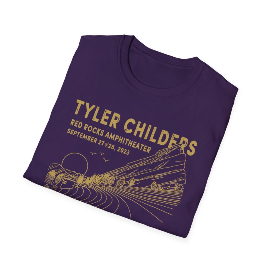 Tyler Childers Red Rocks '23 Unisex Softstyle T-shirt