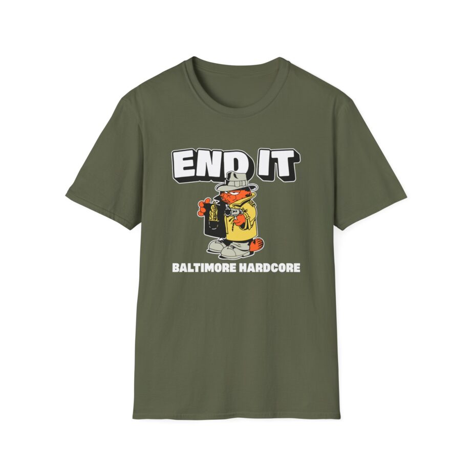 End It Baltimore Hardcore Unisex Softstyle T-Shirt