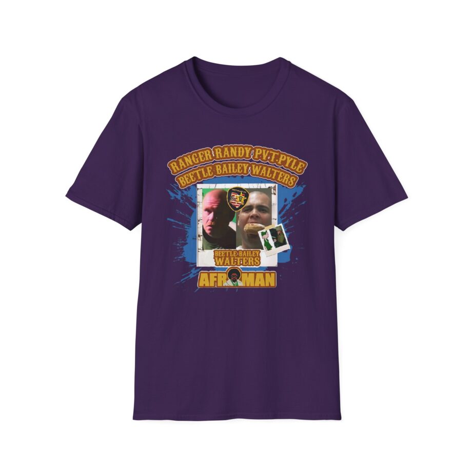 Afroman Ranger Randy Prvate Pyle Beetle Bailey Walters Unisex Softstyle T-Shirt