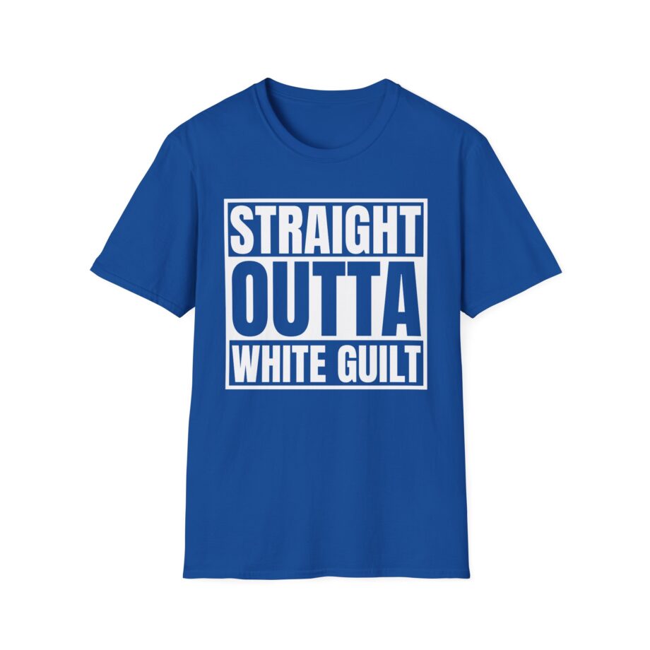 Straight Outta White Guilt Unisex Softstyle T-Shirt