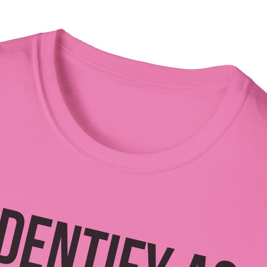 I Identify as an American Unisex Softstyle T-shirt