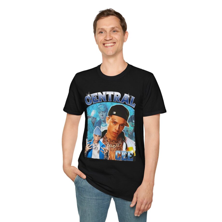 Bootleg Central Cee Rap Music Fan Graphic Unisex Softstyle T-shirt