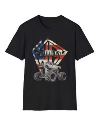 Monstermax Whistlindiesel Unisex Softstyle T-shirt