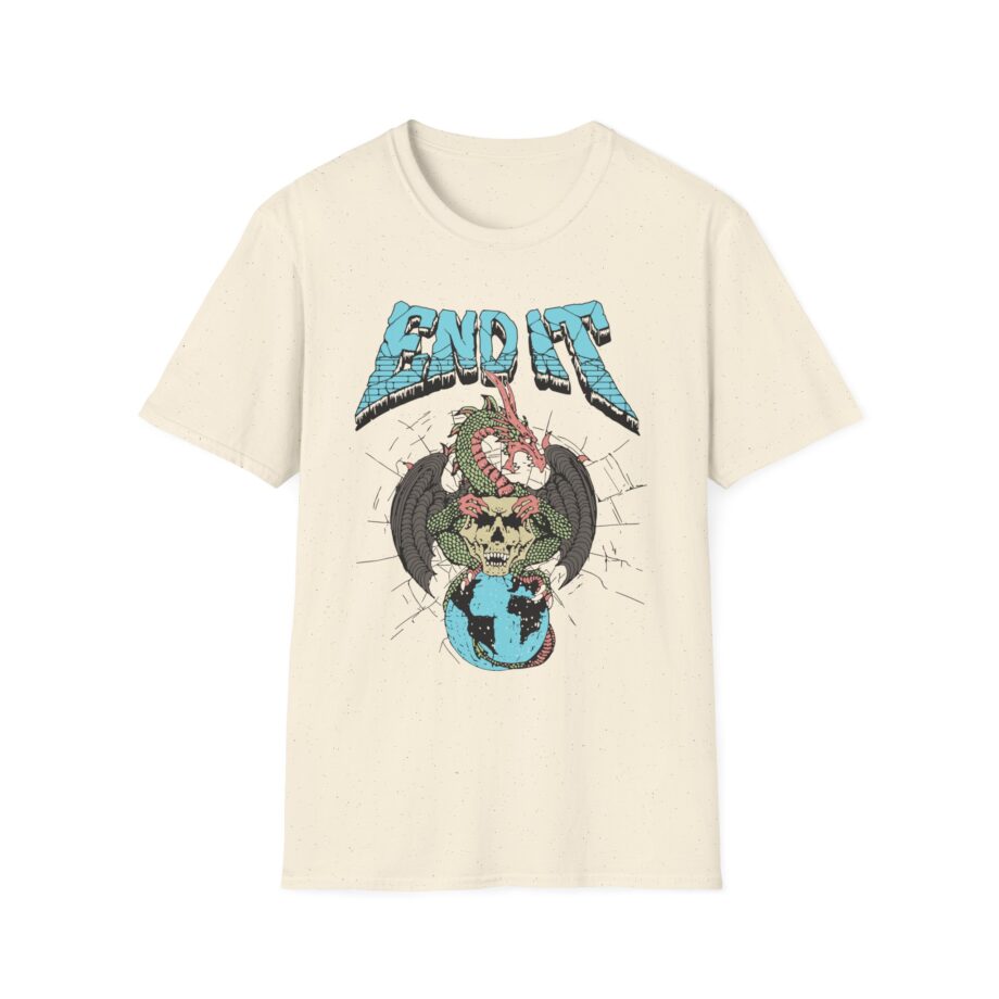 End It Dragon Skull Unisex Softstyle T-Shirt