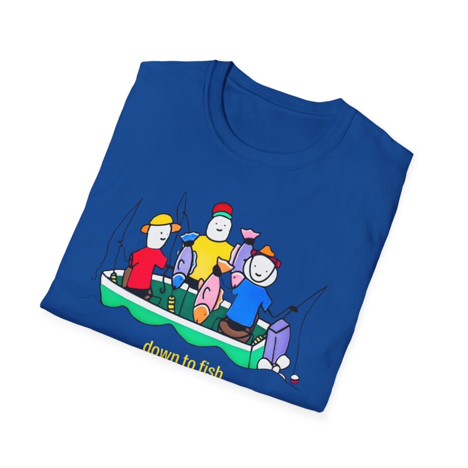Super Mega Down to Fish Unisex Softstyle T-shirt
