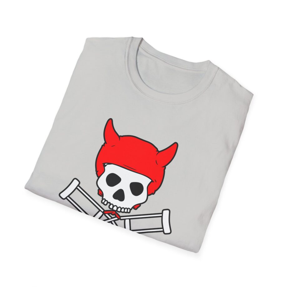 Jackass Devil Horns Skull & Crossbones Unisex Softstyle T-Shirt