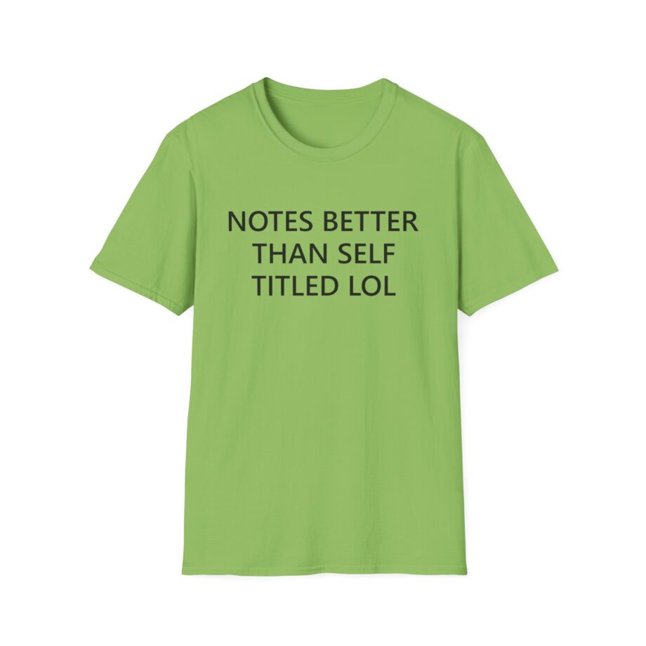 The  Notes > Self Titled Unisex Softstyle T-shirt