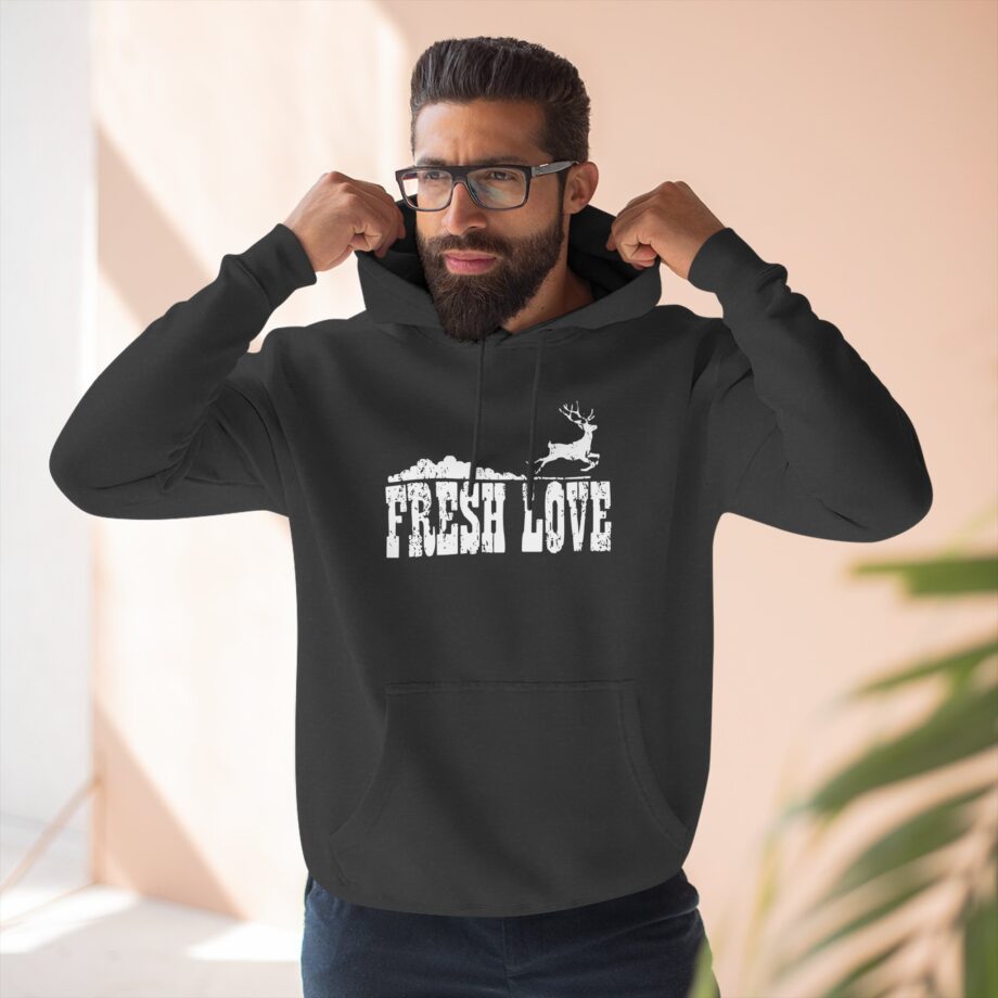 Fresh Love Three Panel Fleece Hoodie