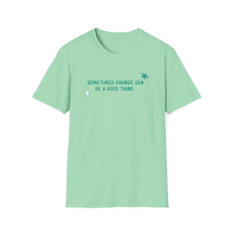 Heartstopper Sometimes Change Can Be a Good Thing Unisex Softstyle T-Shirt