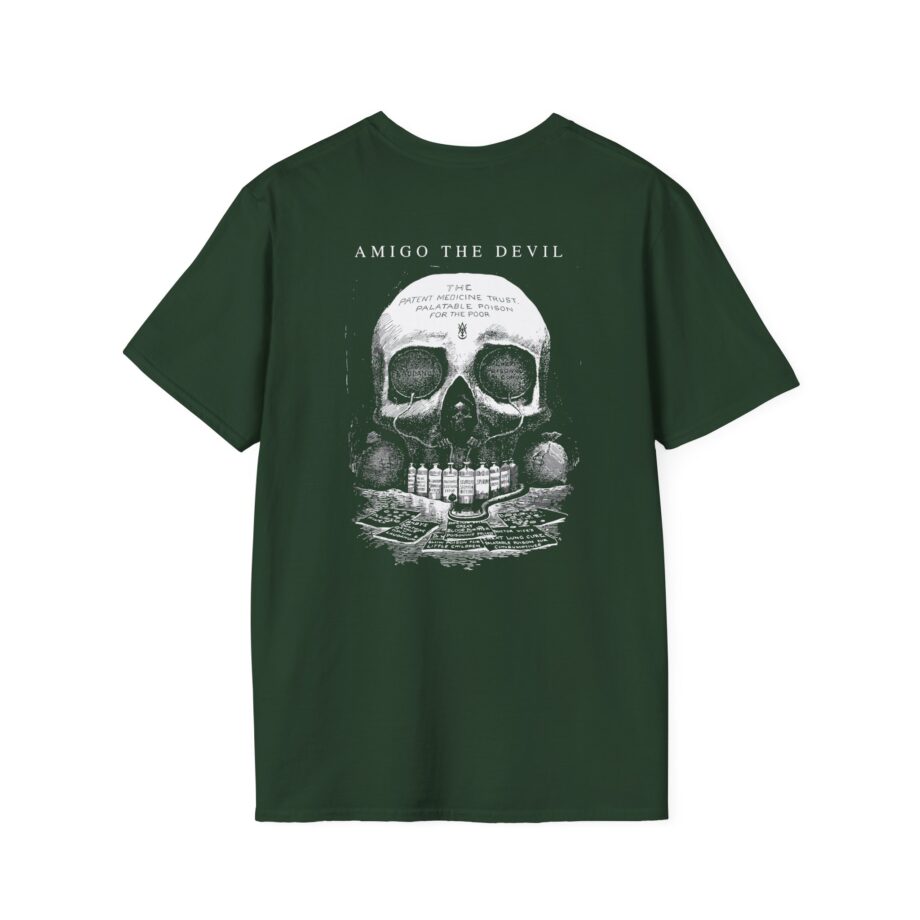 Amigo the Devil Death's Laboratory Unisex Softstyle T-shirt