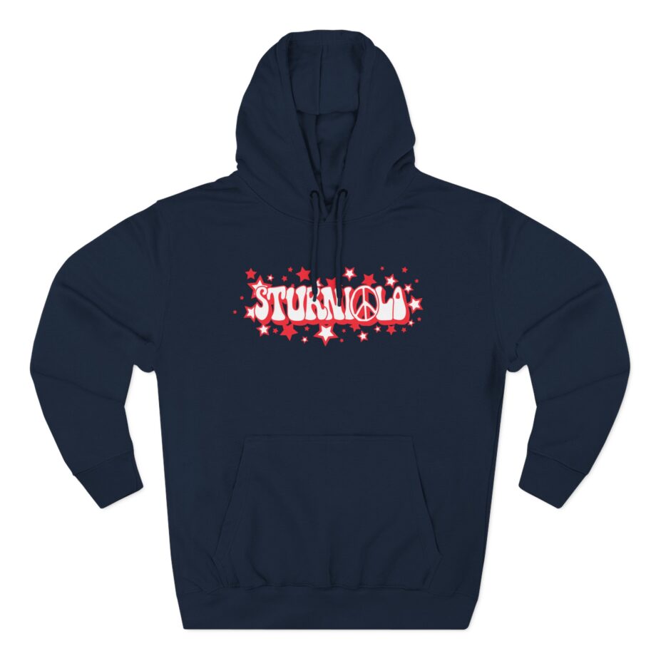 Sturniolo Peace & Stars Three-panel Fleece Hoodie