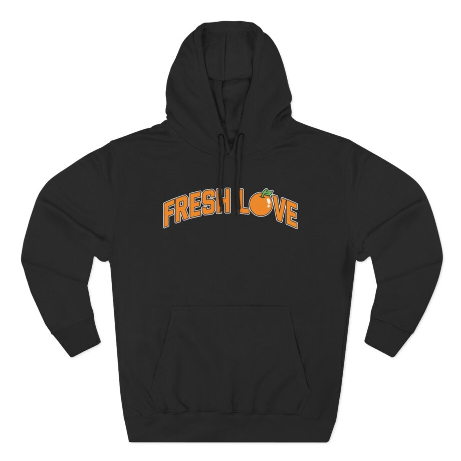 Fresh Love Three-Panel Fleece Hoodie