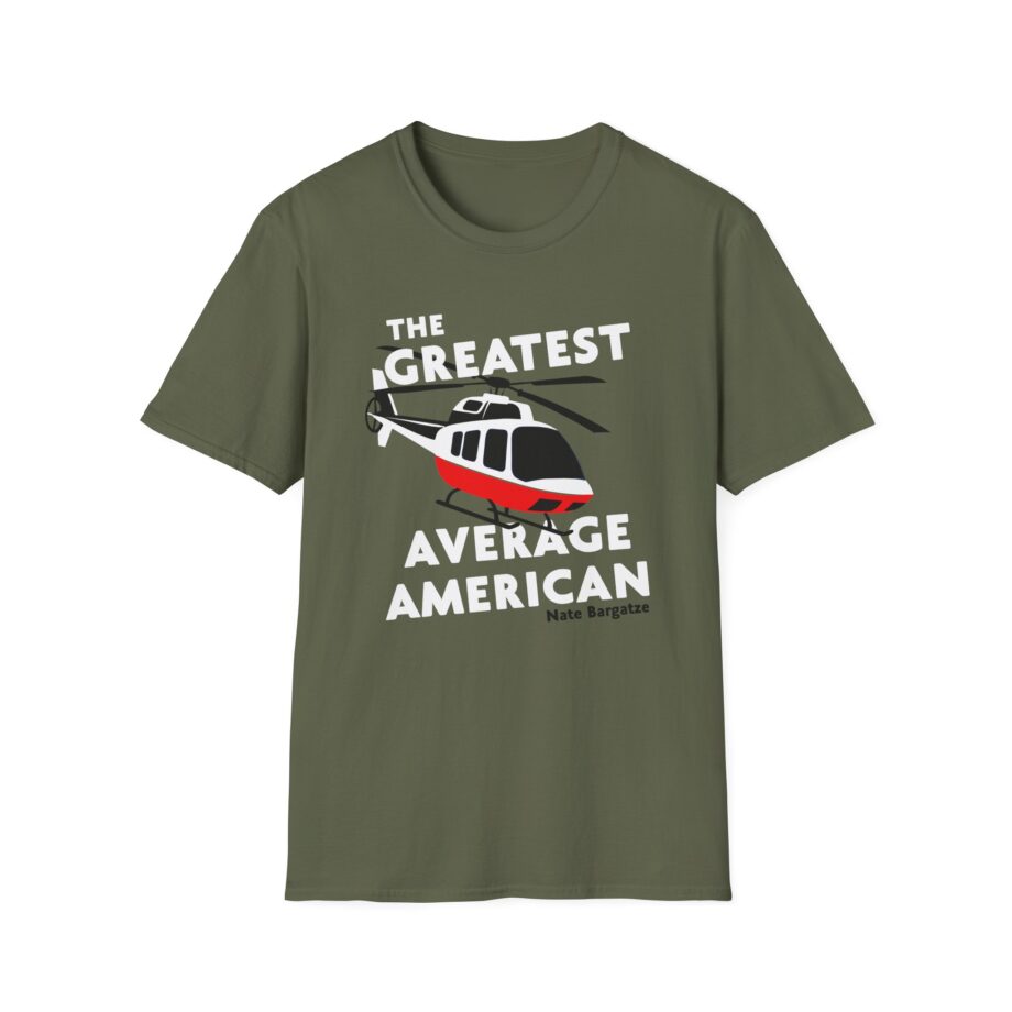Nate Bargatze The Greatest Average American  Unisex Softstyle T-Shirt