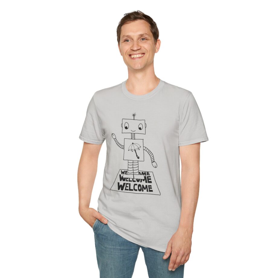 Armchair Expert Robot Unisex Softstyle T-shirt