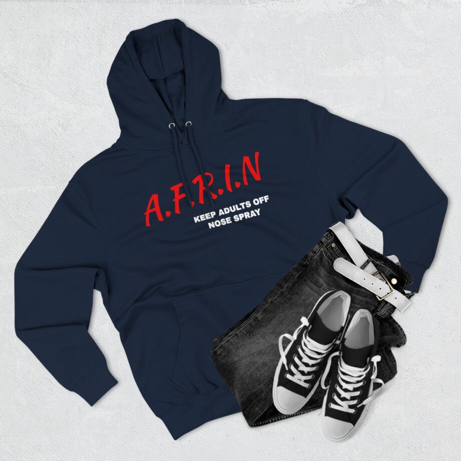 Afrin Keep Adults of Nose Spray Three-panel Fleece Hoodie