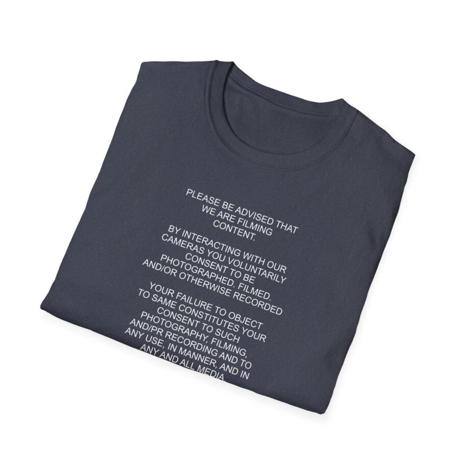 Nekrogoblikon We Are Filming Content Unisex Softstyle T-Shirt