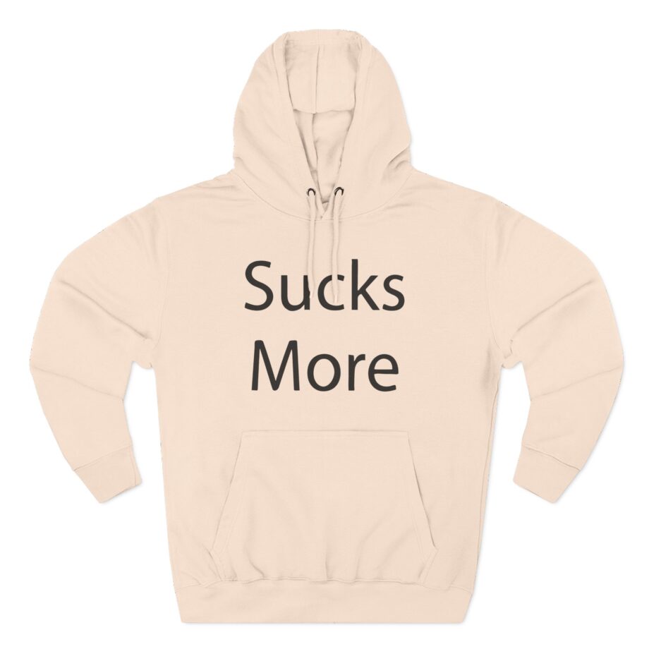 Hamzah Sucks More Tee Three-panel Fleece Hoodie