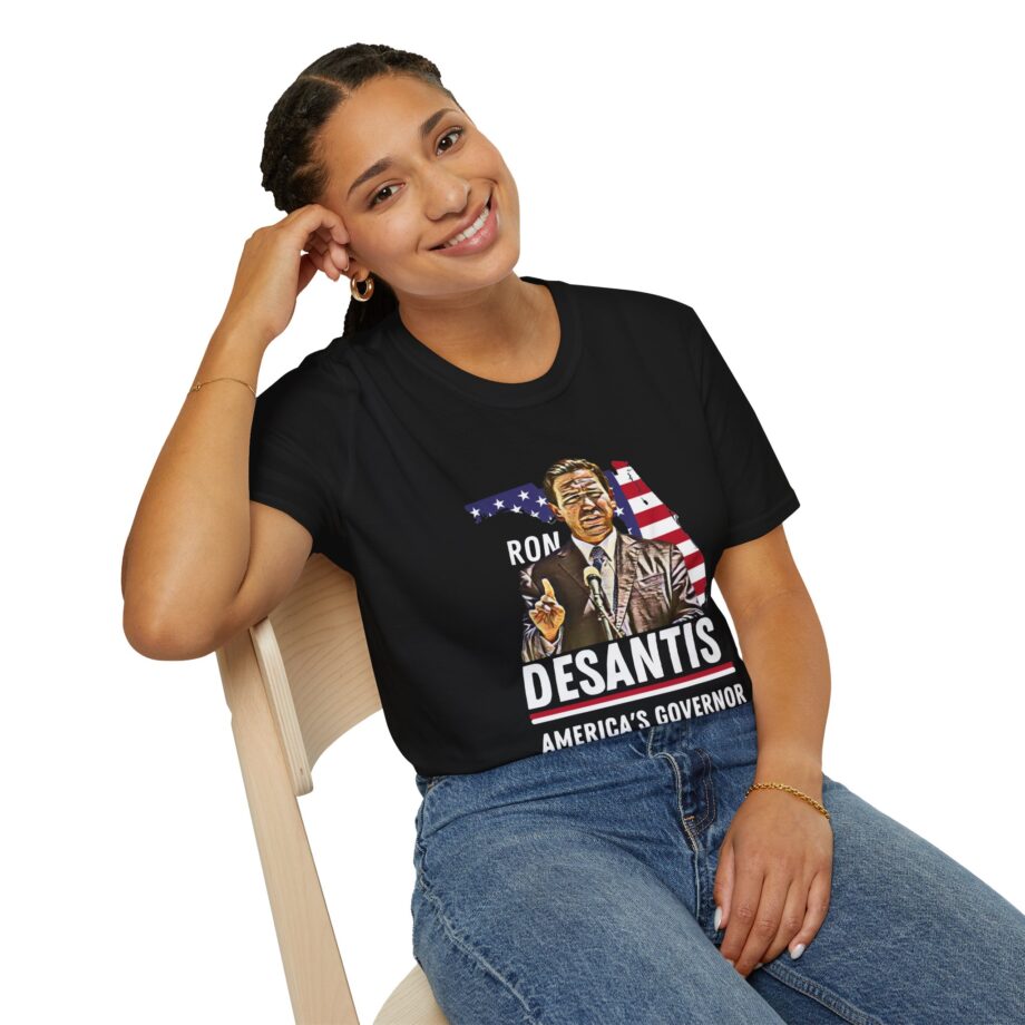 Ron Desantis America's Governor Unisex Softstyle T-shirt