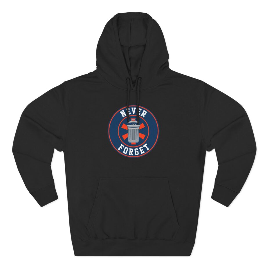 Trevor Bauer Never Forget Three-panel Fleece Hoodie