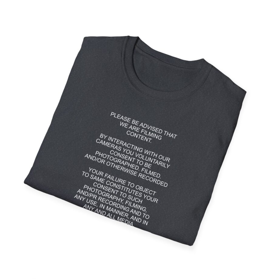 Nekrogoblikon We Are Filming Content Unisex Softstyle T-Shirt
