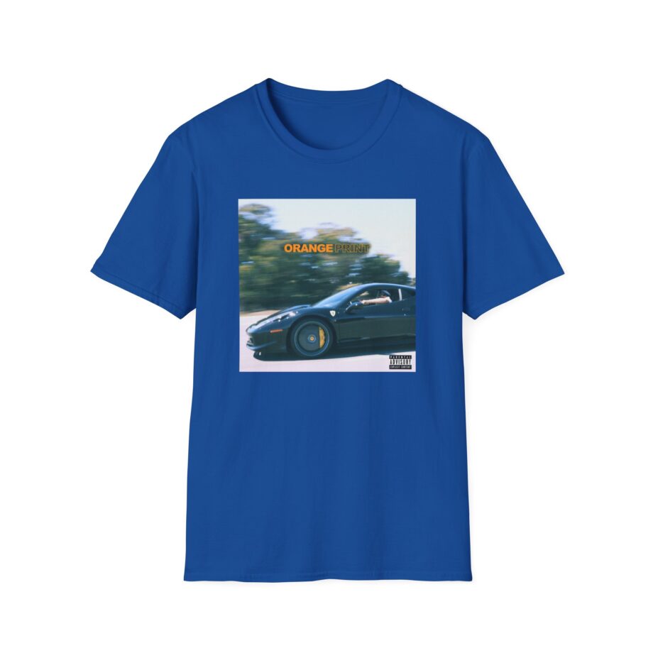 Larry June Orange Print Unisex Softstyle T-shirt