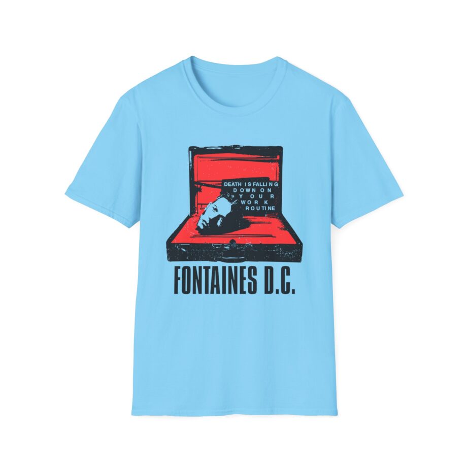 Fontaines Death Is Falling Down On Your Work Routine Unisex Softstyle T-Shirt