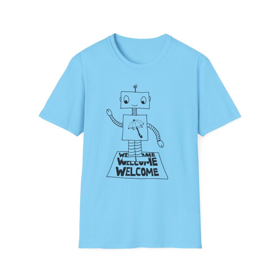 Armchair Expert Robot Unisex Softstyle T-shirt