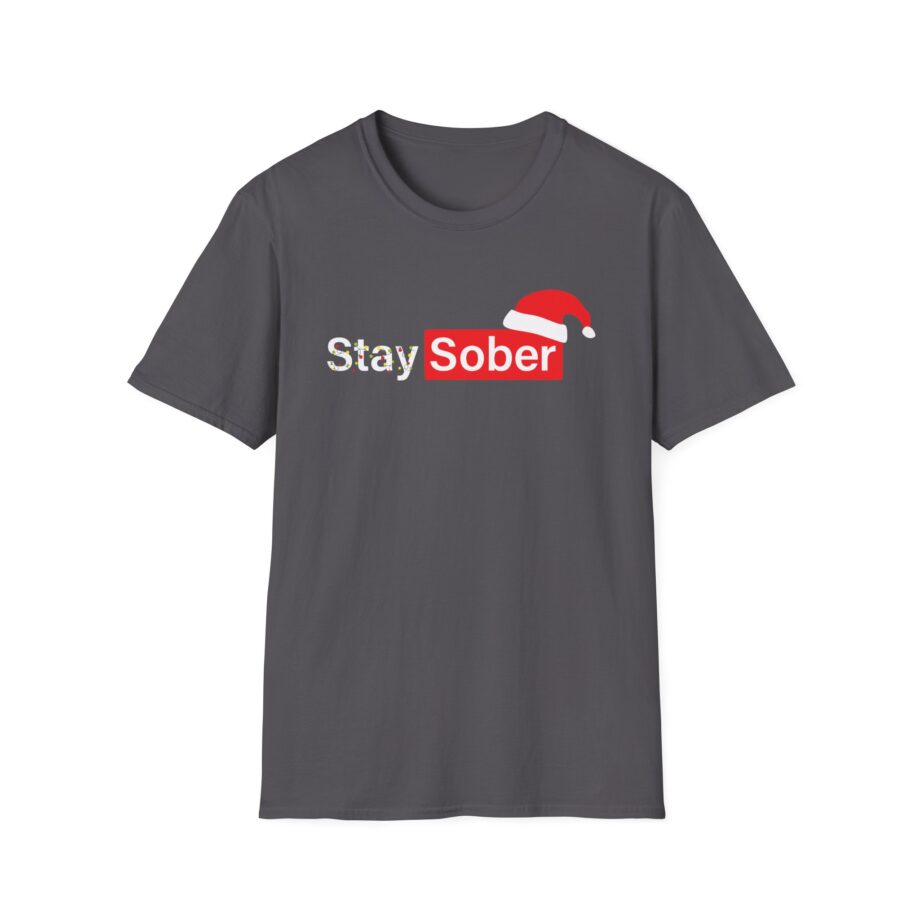 Daydrian Harding Xmas Stay Sober Unisex Softstyle T-shirt
