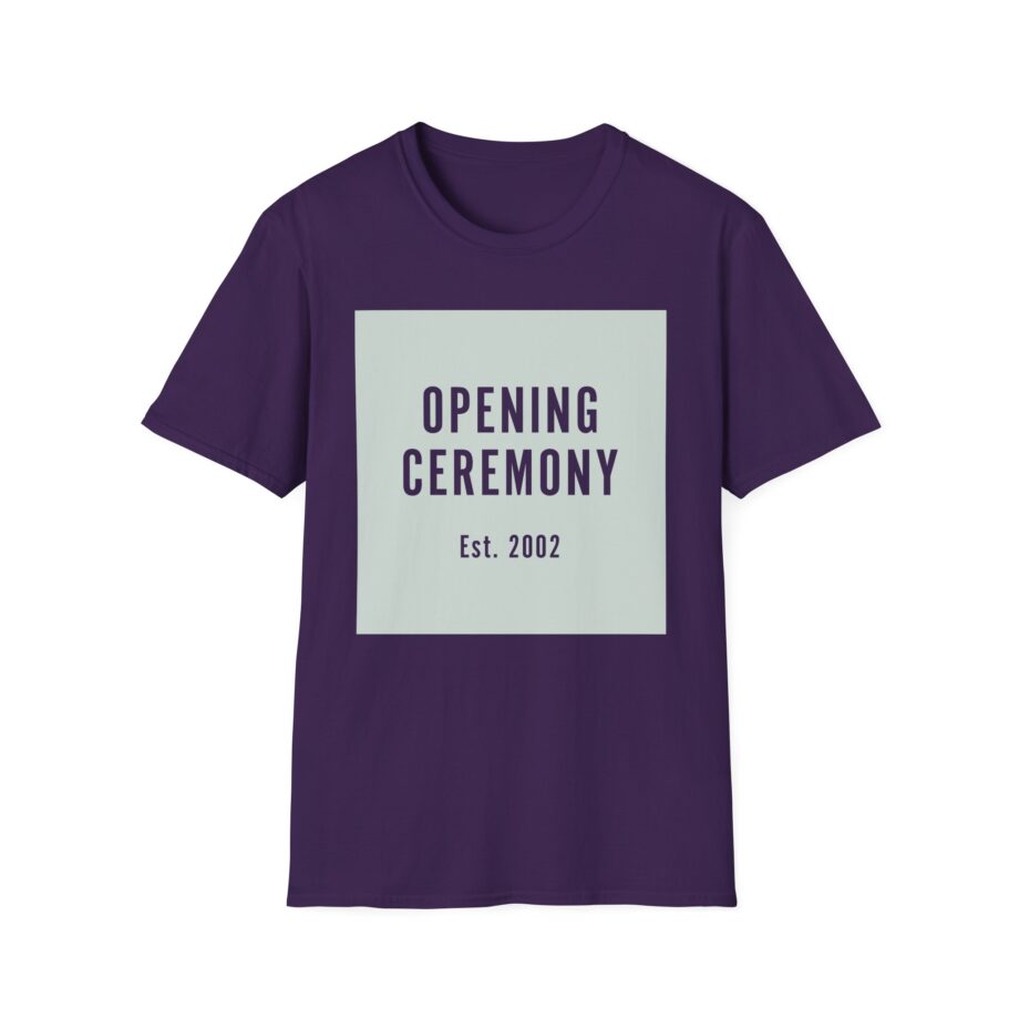 Rewinside Opening Ceremony Est. 2002 Unisex Softstyle T-shirt