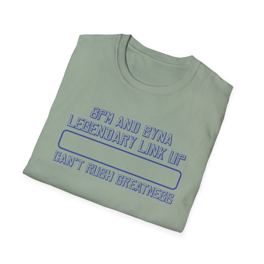 Central Cee 6pm and Syna Legendary Link Up Can't Rush Greatness Unisex Softstyle T-Shirt
